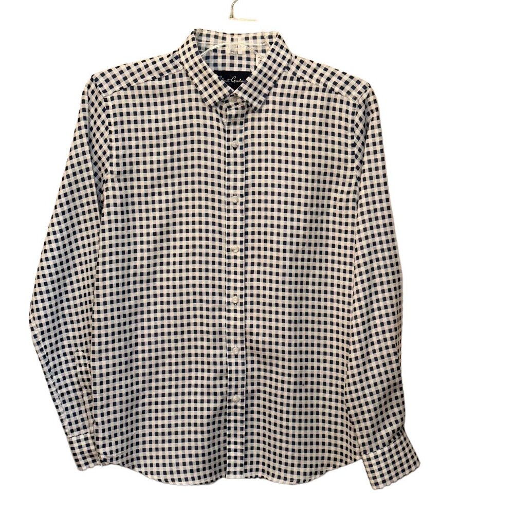 Robert Graham Modern Americana Long Sleeve Button Down Dress Shirt Size Medium
